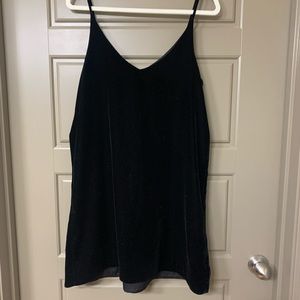 & Other Stories velvet slip dress